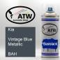 Preview: Kia, Vintage Blue Metallic, BAH: 400ml Sprühdose, von ATW Autoteile West.